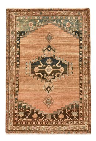 Tapis vintage - 186 x 126 cm - rouge clair