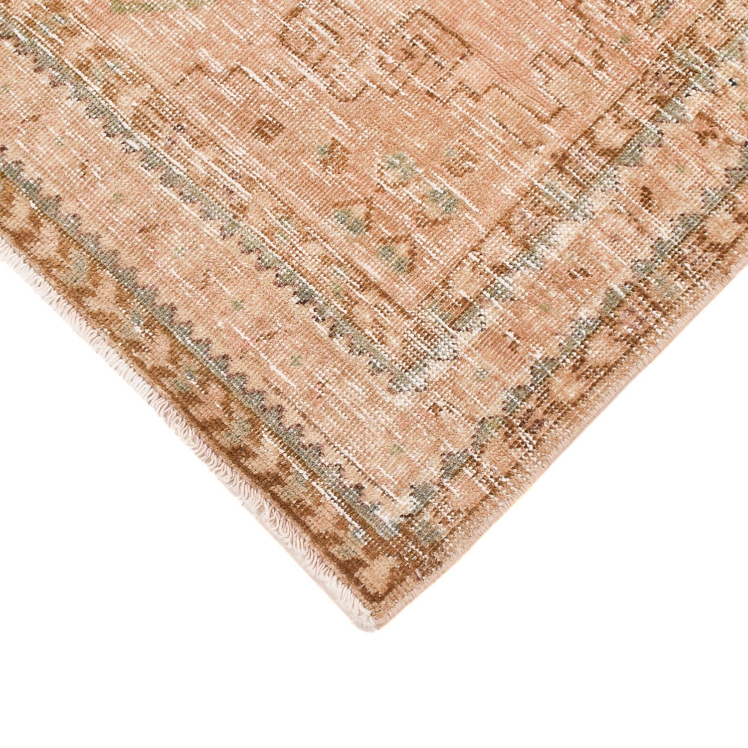 Vintage tapijt - 158 x 107 cm - donker beige