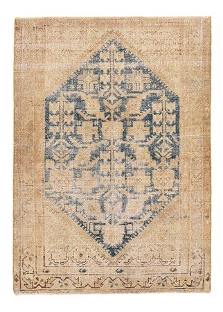 Alfombra Vintage - 148 x 108 cm - azul