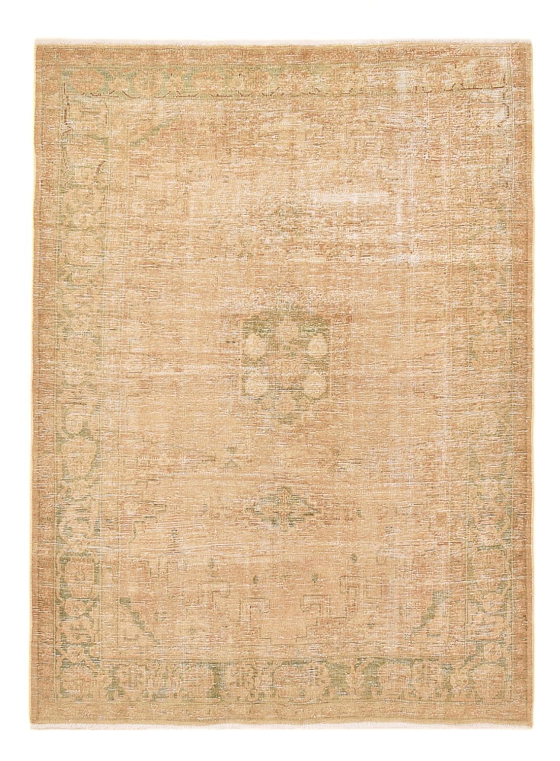 Alfombra Vintage - 206 x 145 cm - beige oscuro