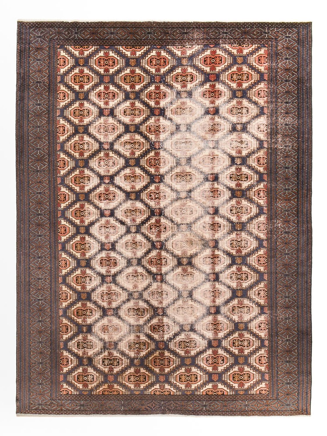 Tapis vintage - 385 x 283 cm - rouille