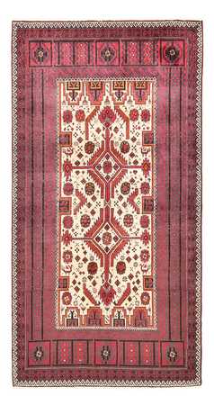 Tapis de couloir Tapis Belutsch - 198 x 102 cm - violet