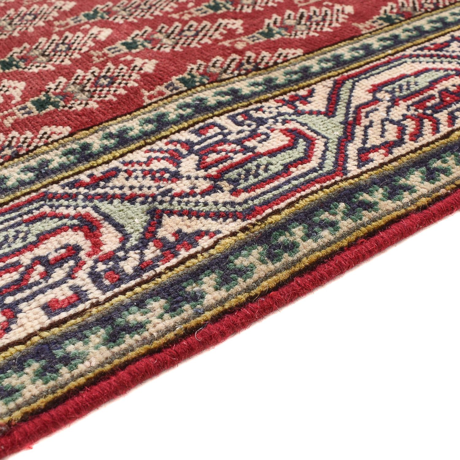 Loper Perzisch tapijt - Tabriz - 340 x 83 cm - rood