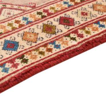 Tapis Turkaman - 78 x 64 cm - rose