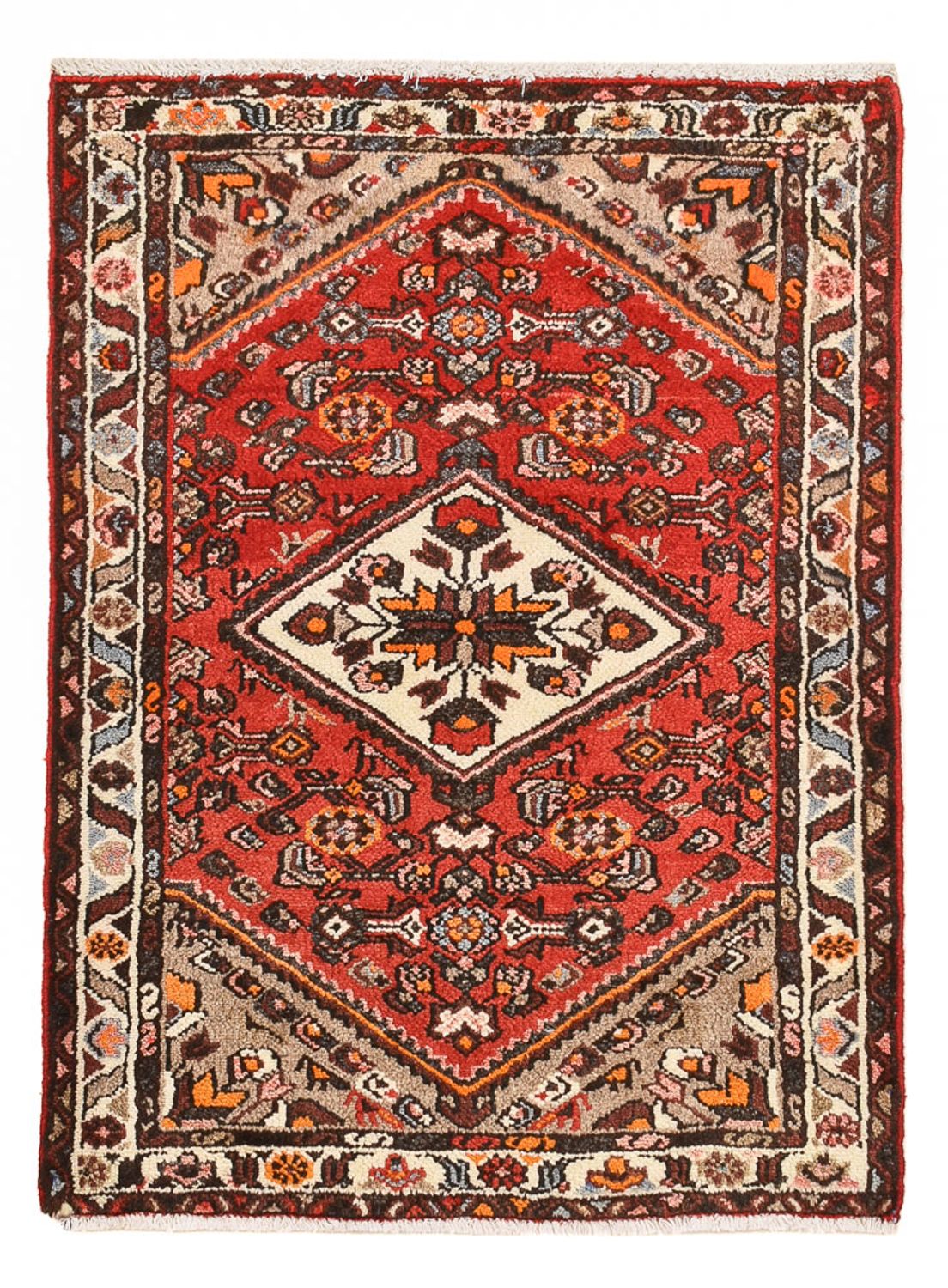 Perserteppich - Nomadic - 93 x 68 cm - rot