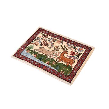 Tapis persan - Nomadic - 65 x 45 cm - multicolore