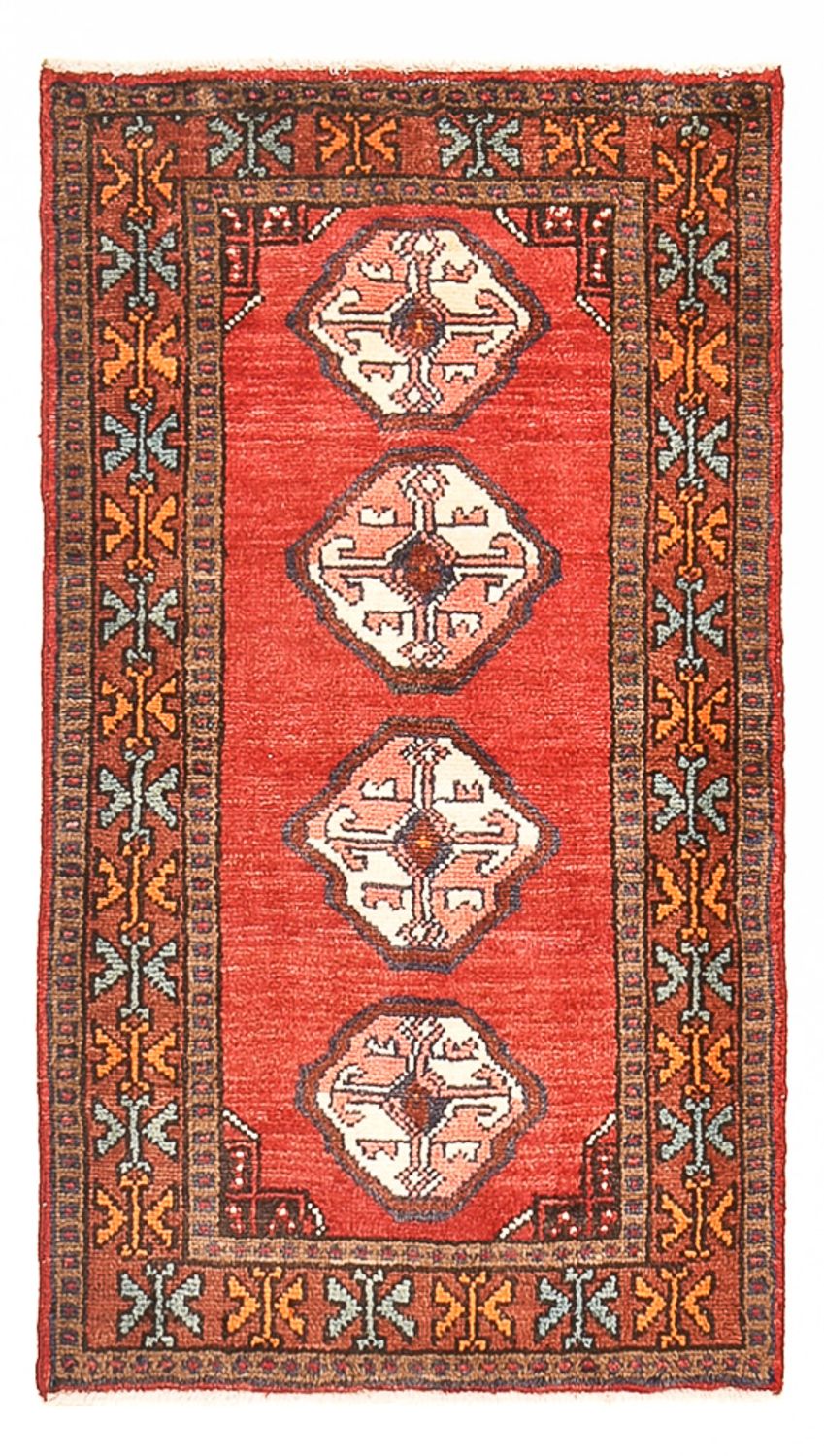 Tapis persan - Bidjar - 113 x 64 cm - rouge