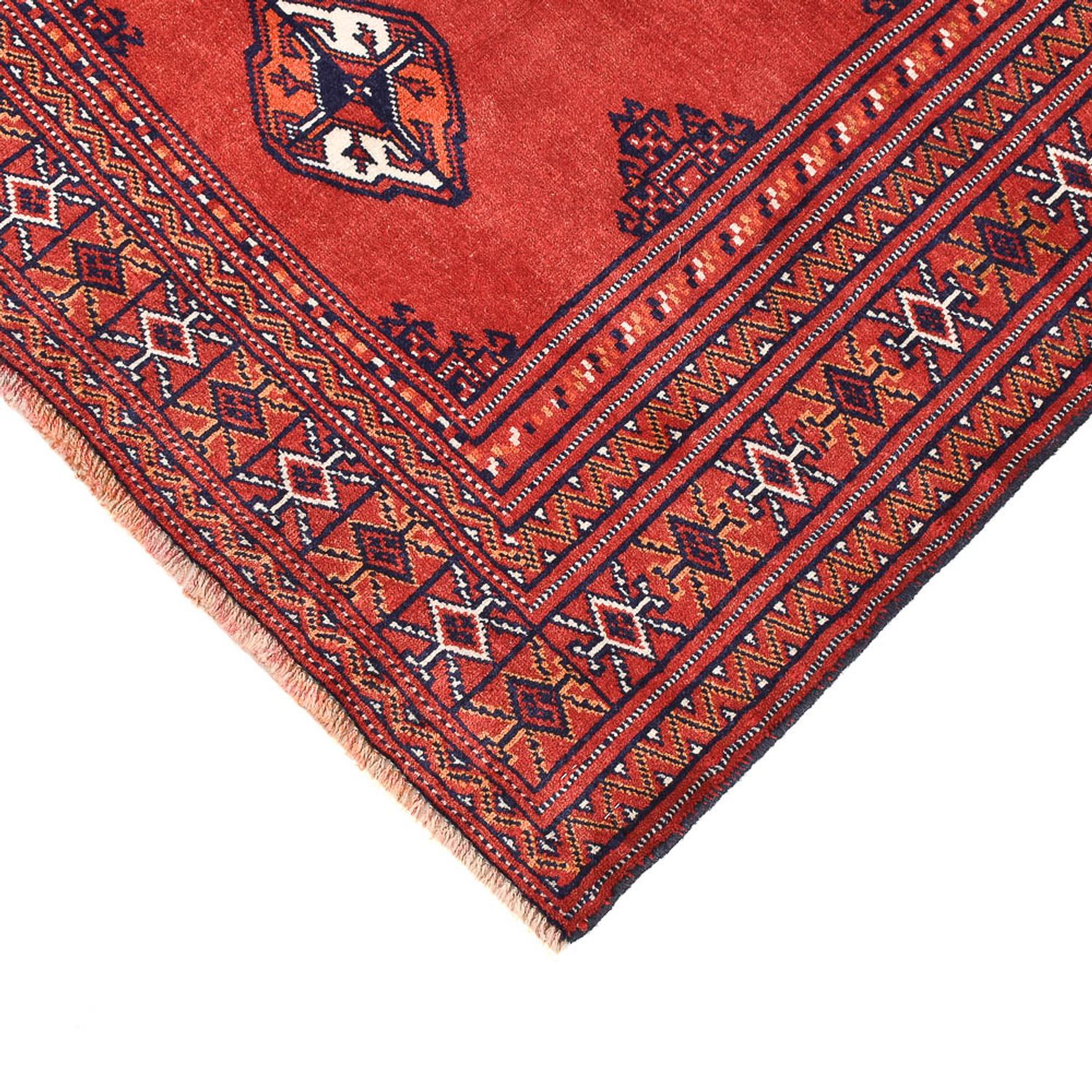 Tapis Turkaman - 109 x 88 cm - rouge