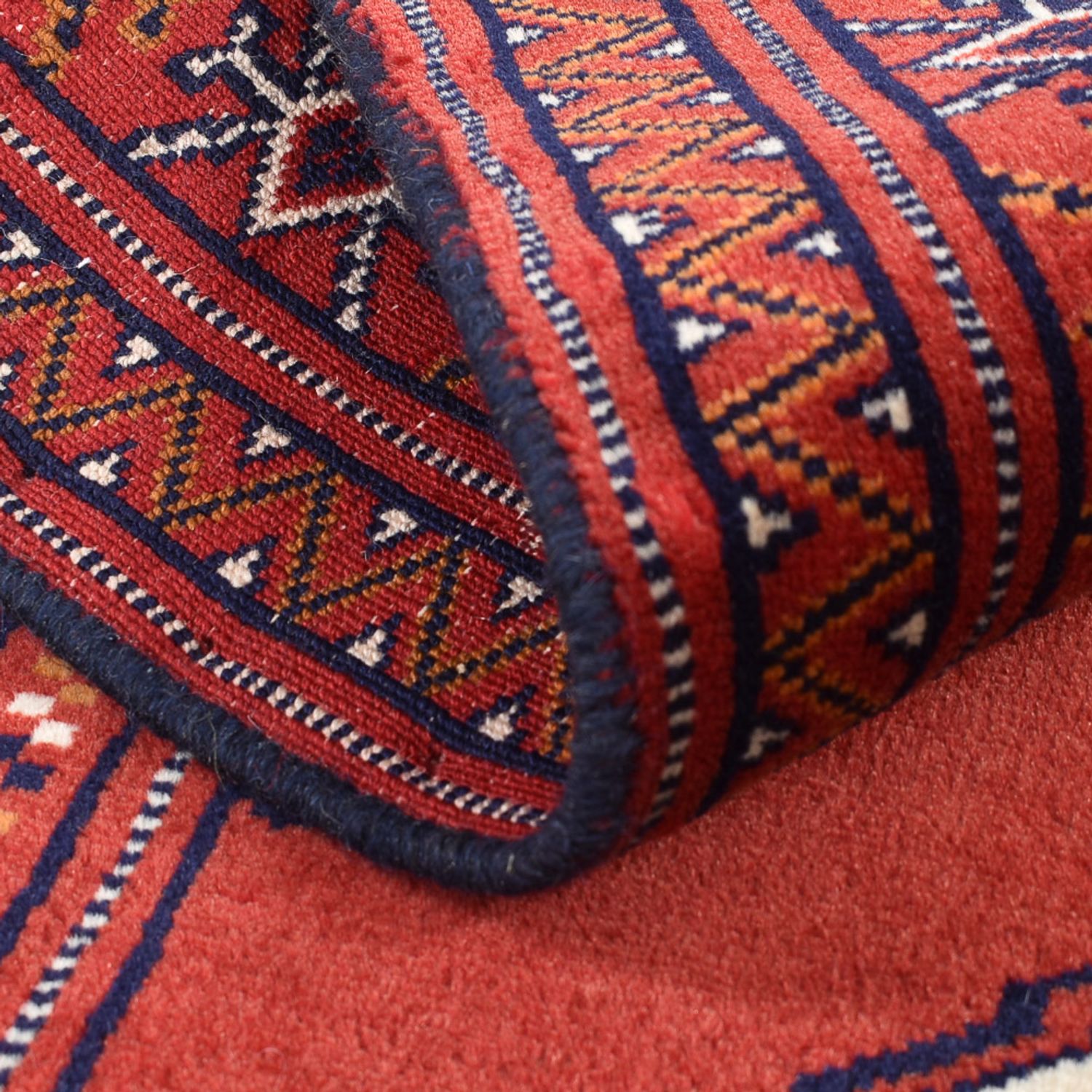 Turkaman tapijt - 109 x 88 cm - rood