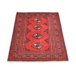 Alfombra Turkaman - 109 x 88 cm - rojo