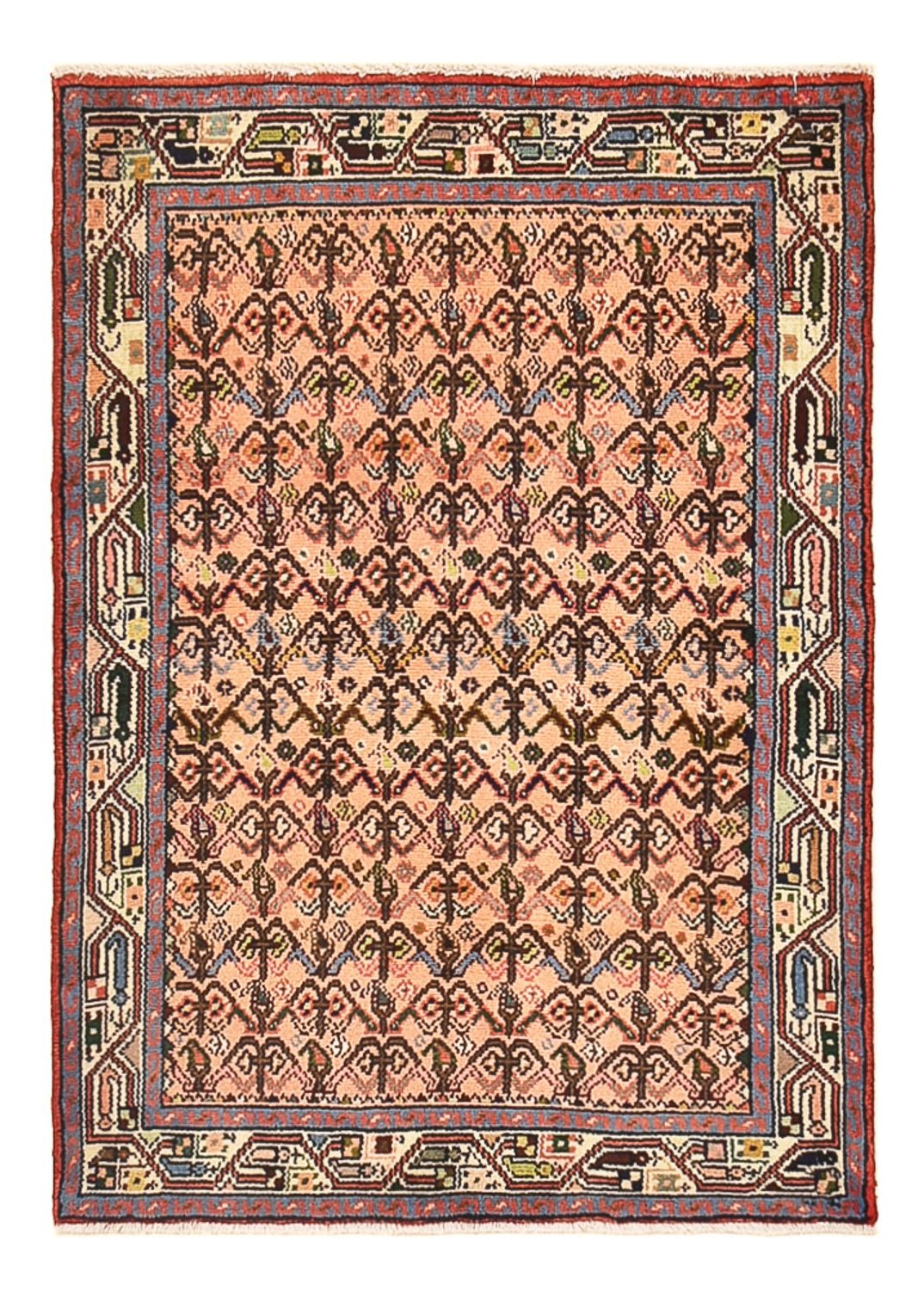 Alfombra persa - Nómada - 112 x 78 cm - rojo claro