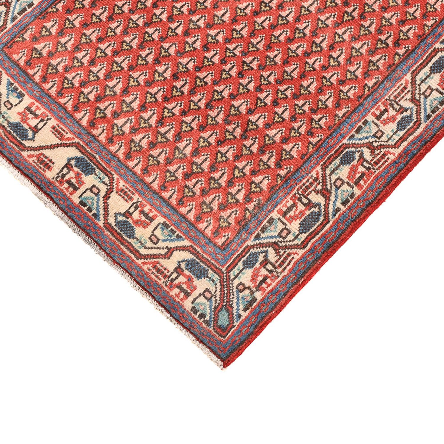 Tapis persan - Mir - 125 x 66 cm - rouille