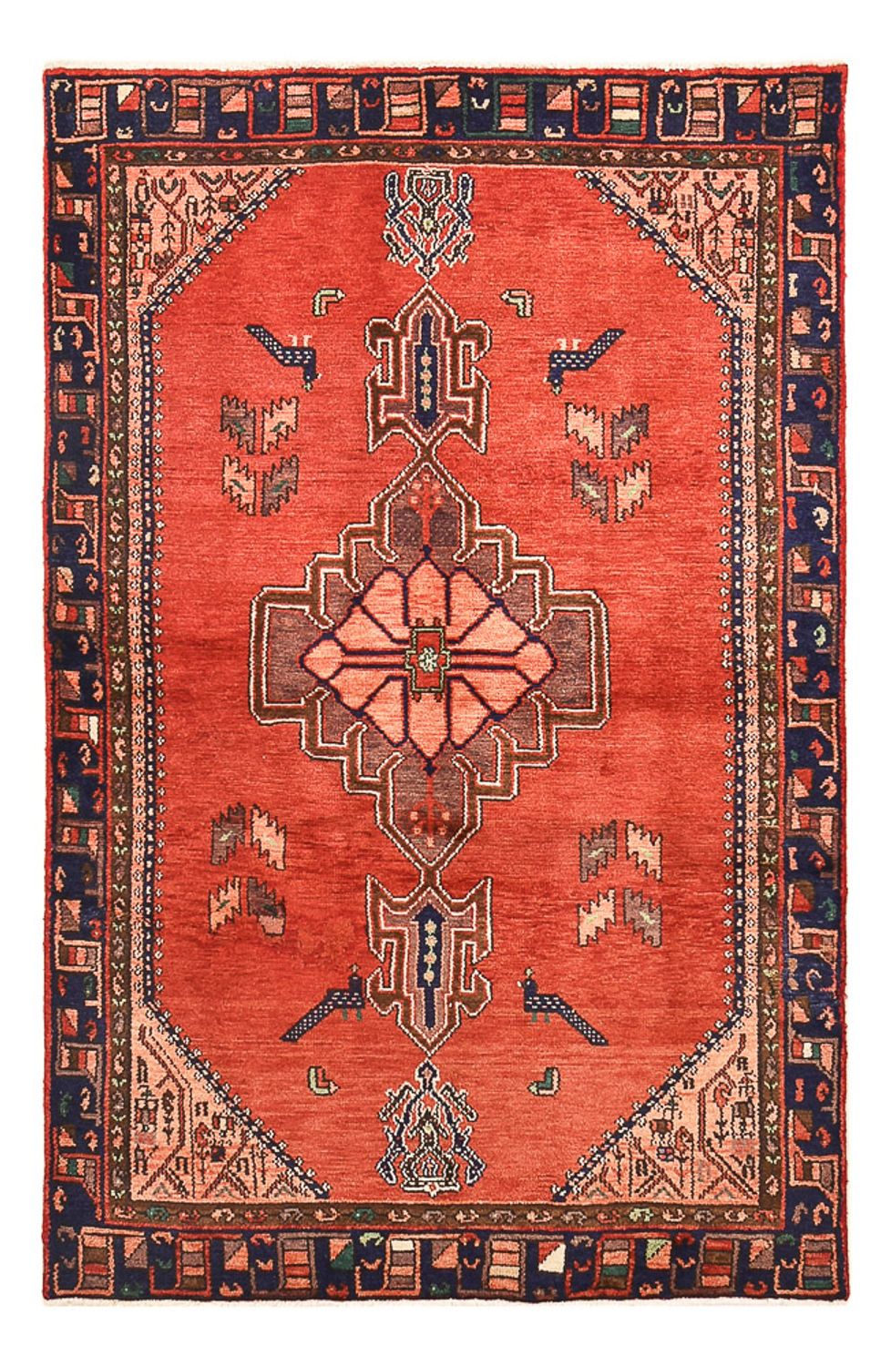 Perserteppich - Nomadic - 199 x 131 cm - rot