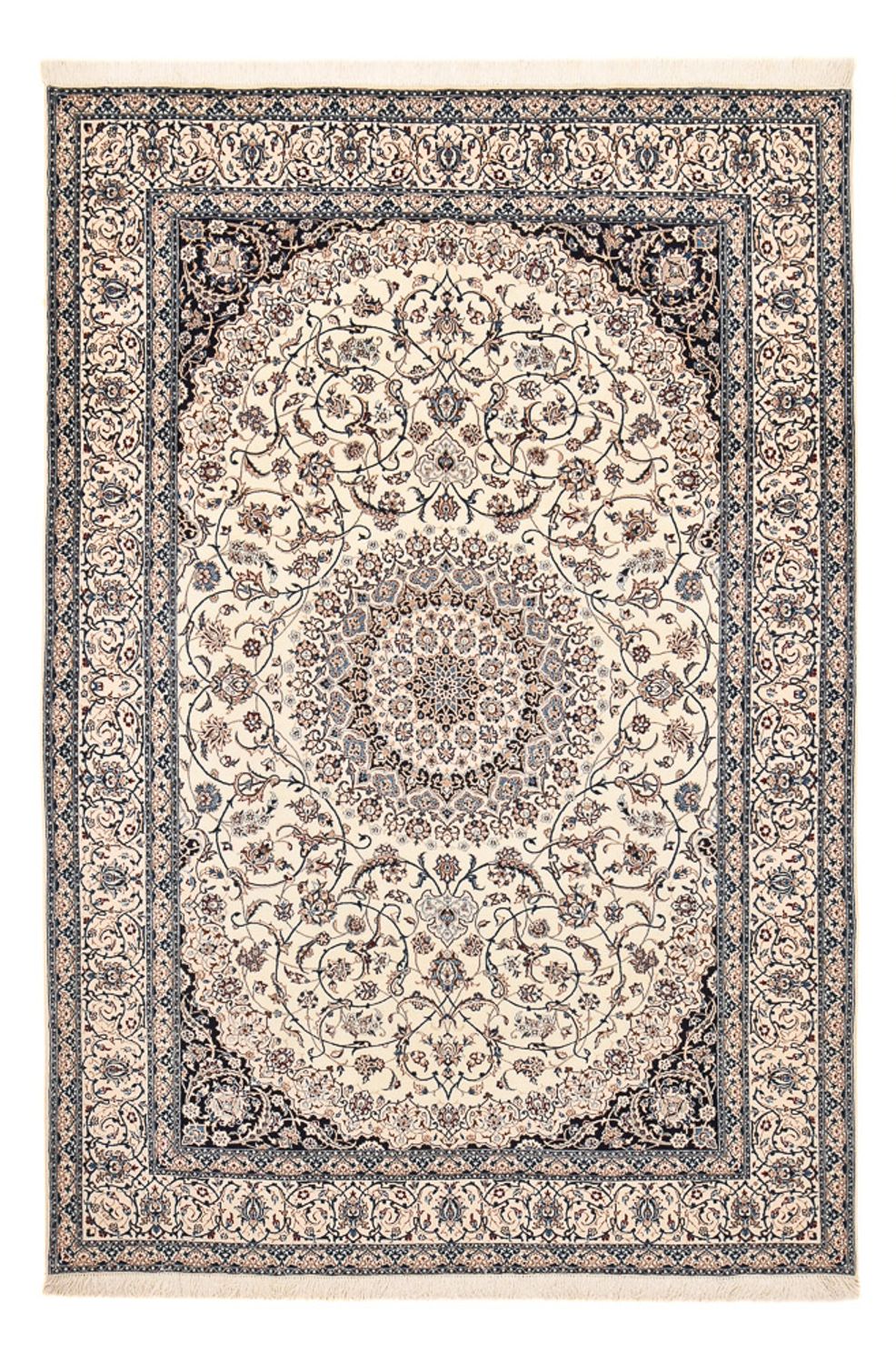 Tapis persan - Nain - Premium - 295 x 204 cm - crème