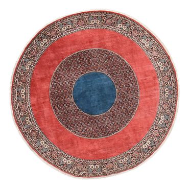 Perzisch tapijt - Bijar rond  - 250 x 250 cm - veelkleurig