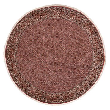 Perzisch tapijt - Bijar rond  - 255 x 255 cm - roest