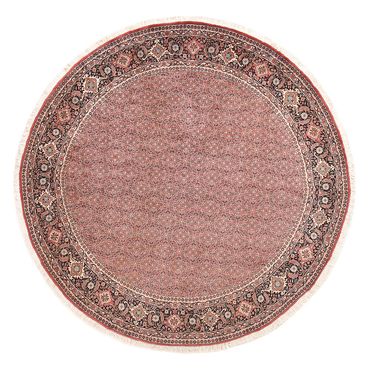 Tapis persan - Bidjar ronde  - 255 x 255 cm - rouge clair