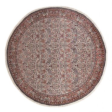 Tapis persan - Bidjar ronde  - 250 x 250 cm - rouille