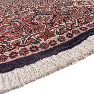 Tapis persan - Bidjar ronde  - 300 x 300 cm - rouge foncé