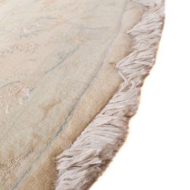 Persisk matta - Tabriz - Premium runt  - 250 x 250 cm - beige