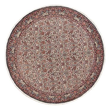 Tapis persan - Bidjar ronde  - 250 x 250 cm - rouille