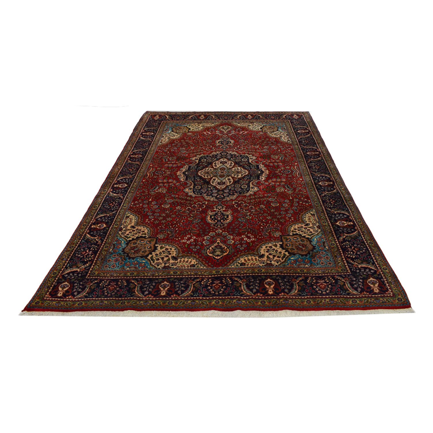 Tappeto Persero - Tabriz - Reale - 302 x 205 cm - rosso