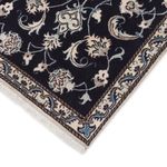 Tapis persan - Nain - 138 x 66 cm - bleu foncé