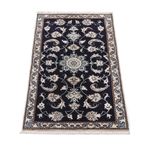 Tapis persan - Nain - 138 x 66 cm - bleu foncé