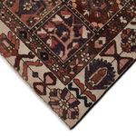 Tapis vintage - 282 x 198 cm - marron foncé