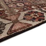 Tapis vintage - 282 x 198 cm - marron foncé