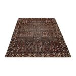 Tapis vintage - 282 x 198 cm - marron foncé