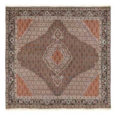 Tapis persan - Tabriz - Royal carré  - 206 x 200 cm - marron