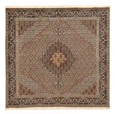 Perzisch tapijt - Tabriz - Royal vierkant  - 202 x 202 cm - bruin