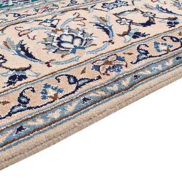 Tapis persan - Nain - Royal - 254 x 198 cm - vert foncé