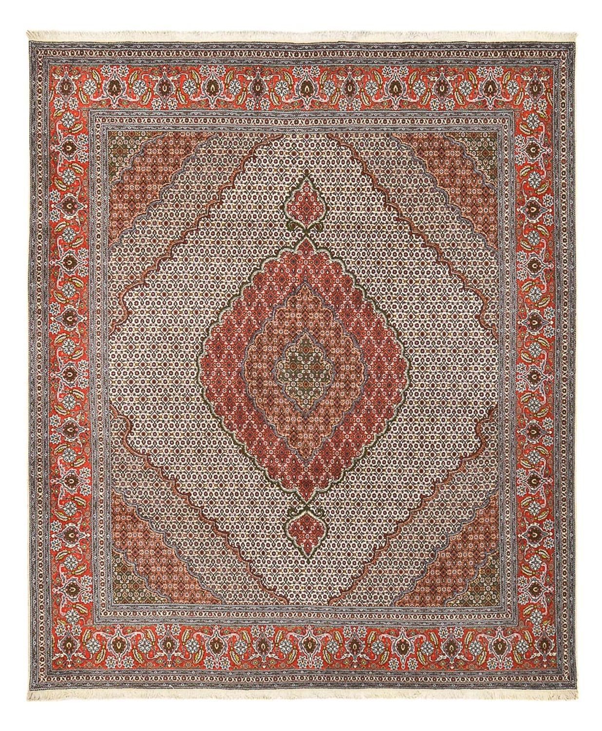 Tapete Persa - Tabriz - Royal - 310 x 258 cm - ferrugem