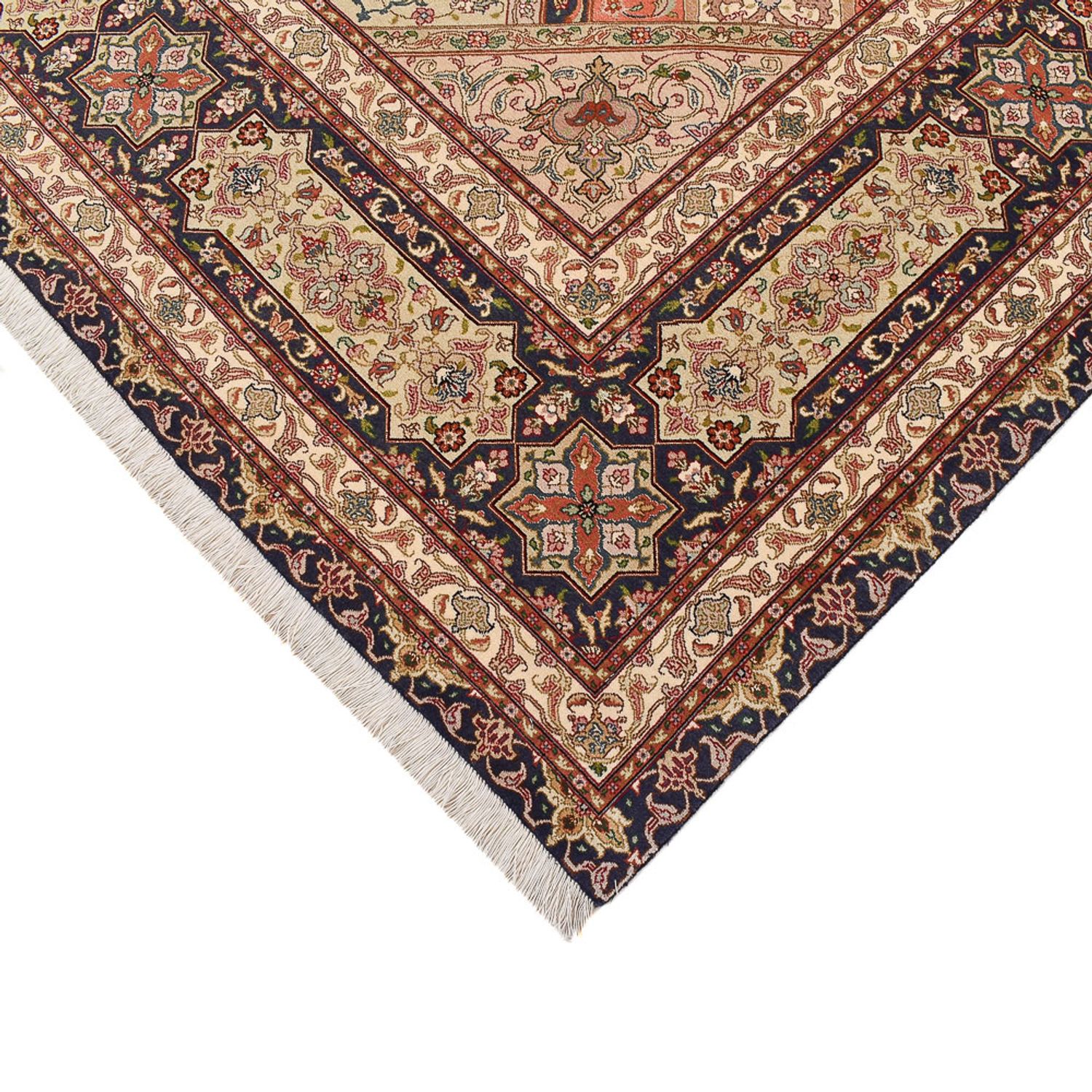 Tappeto Persero - Tabriz - Reale - 300 x 251 cm - beige chiaro