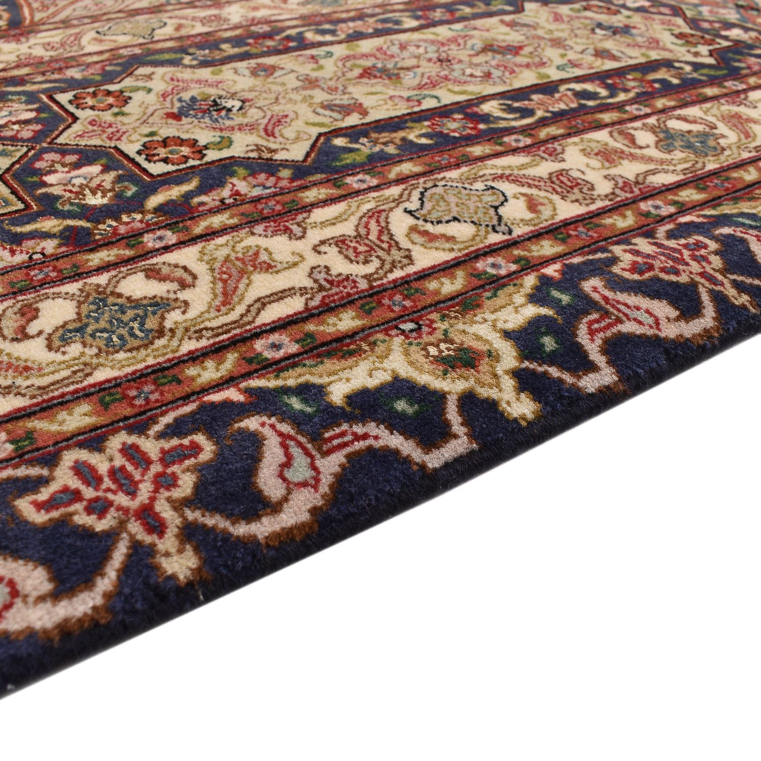 Alfombra Persa - Tabriz - Real - 300 x 251 cm - beige claro