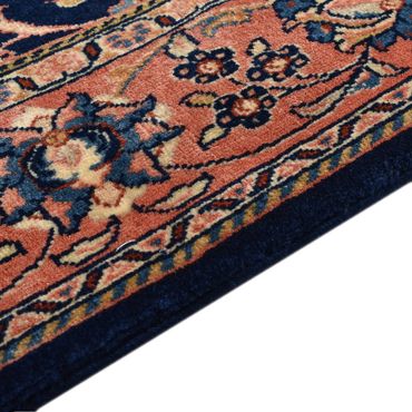 Tapis persan - Classique - 170 x 136 cm - bleu foncé