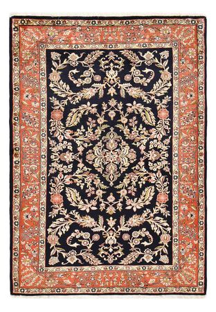 Tapis persan - Classique - 203 x 142 cm - bleu foncé