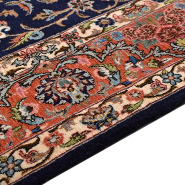 Tapis persan - Ghom - Royal - 205 x 137 cm - bleu foncé