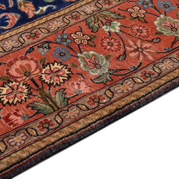 Tapis persan - Ghom - Royal - 208 x 137 cm - bleu foncé