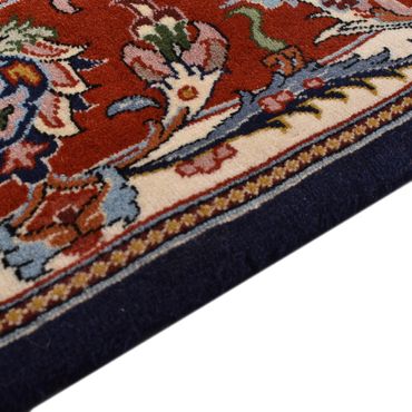 Tapis persan - Ghom - 212 x 146 cm - bleu foncé