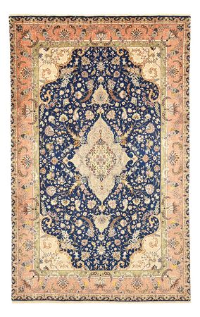 Tapete Persa - Tabriz - Royal - 304 x 189 cm - azul escuro