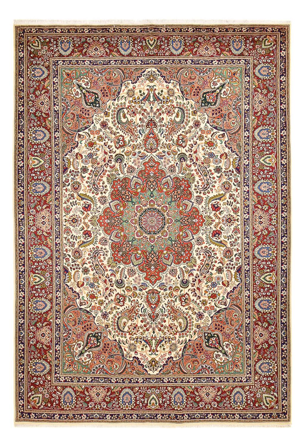 Tapis persan - Tabriz - Royal - 367 x 252 cm - beige