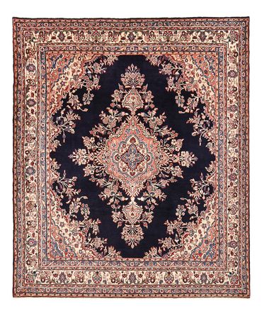 Tapis persan - Nomadic - 287 x 240 cm - bleu foncé