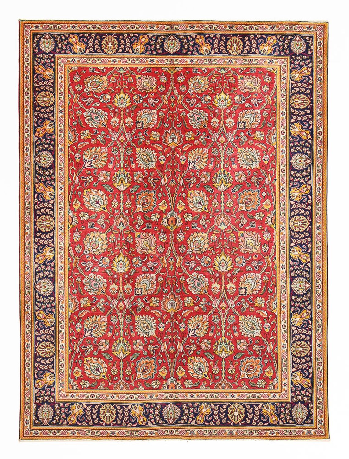 Tapete Persa - Tabriz - 345 x 256 cm - vermelho