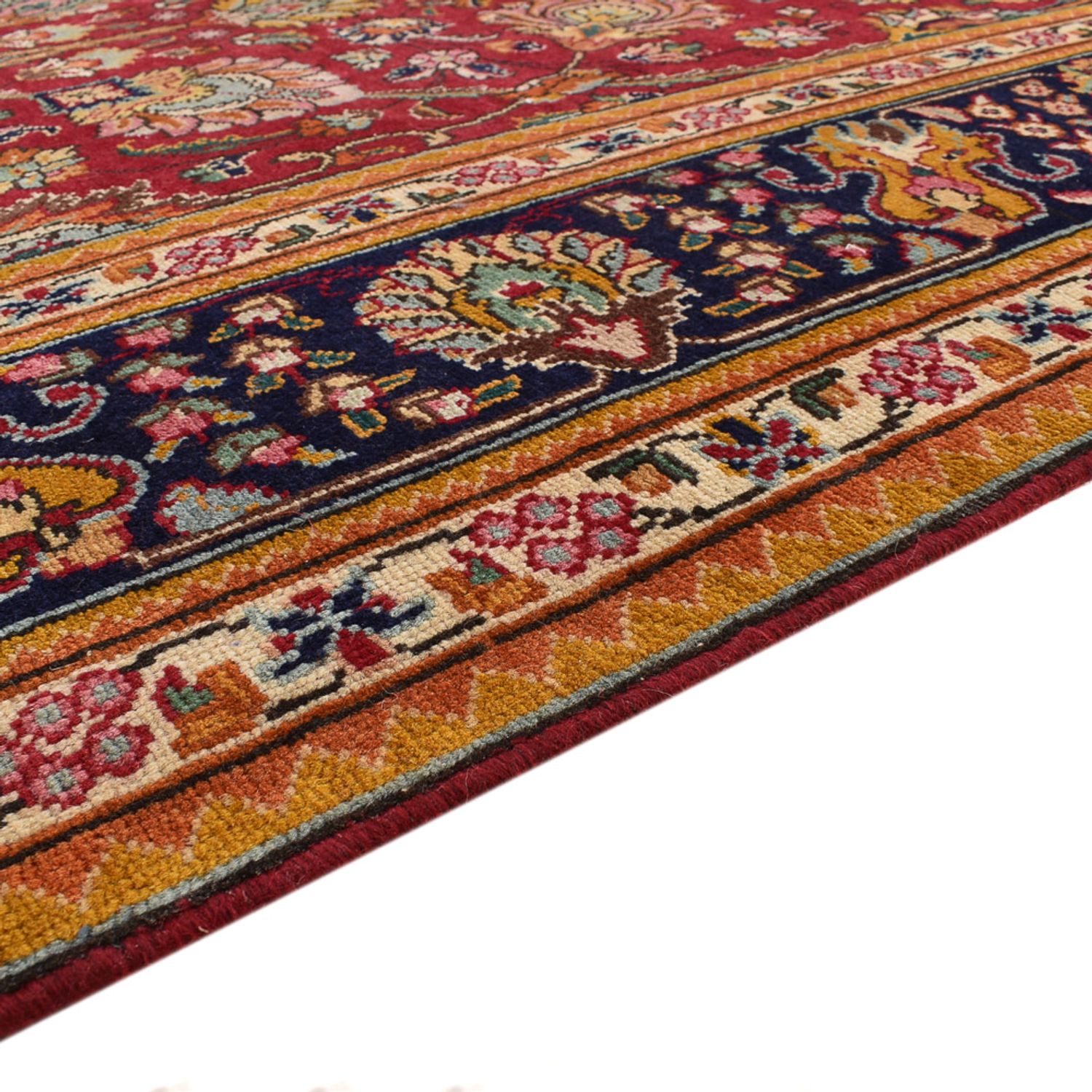 Tapete Persa - Tabriz - 345 x 256 cm - vermelho