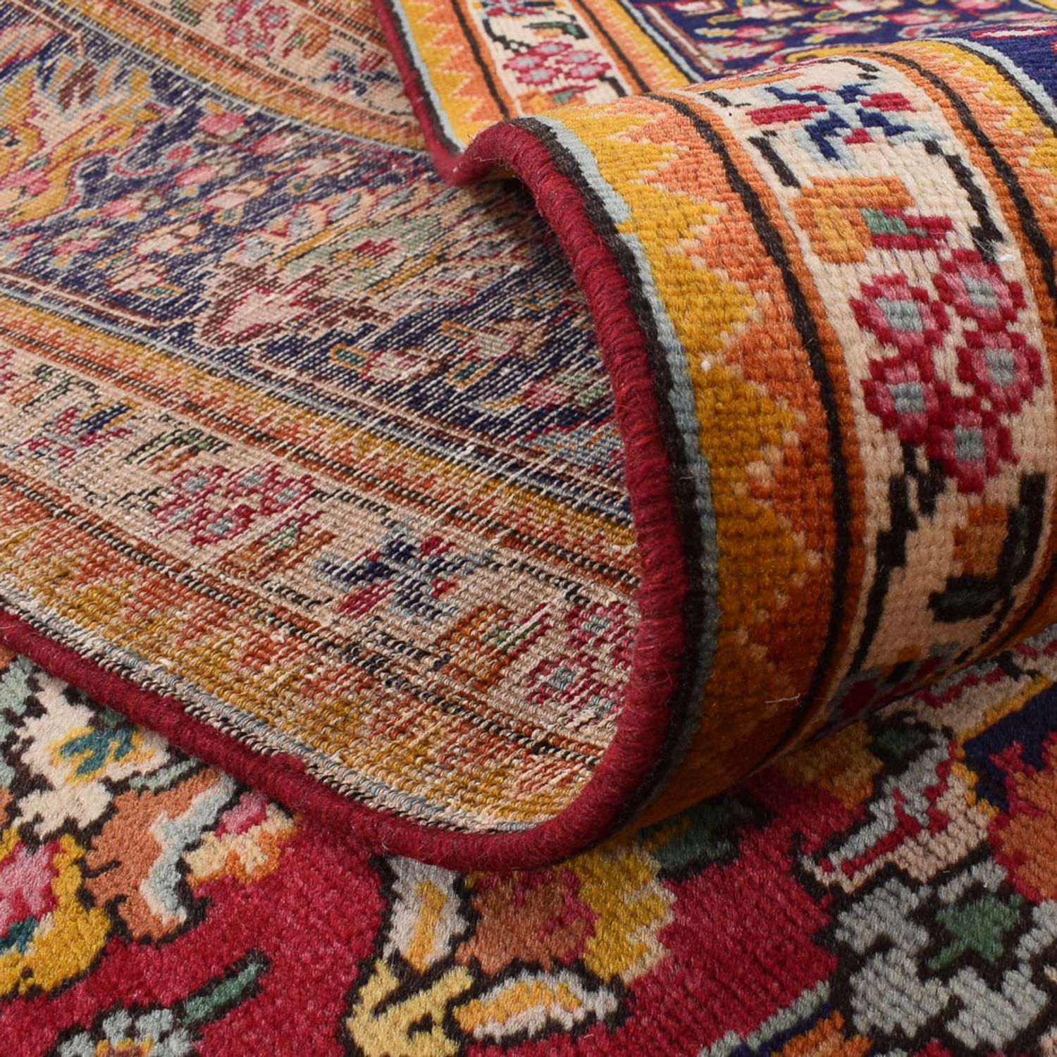 Tapete Persa - Tabriz - 345 x 256 cm - vermelho