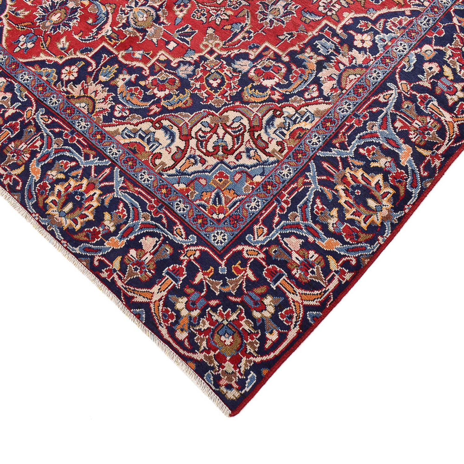 Tapis persan - Keshan - 343 x 219 cm - rouge