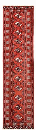 Tapis de couloir Tapis Turkaman - 291 x 73 cm - rouge